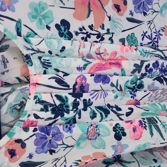 OshKosh floral cap sleeve dress, size 7, great condition. - Picture 3 of 7